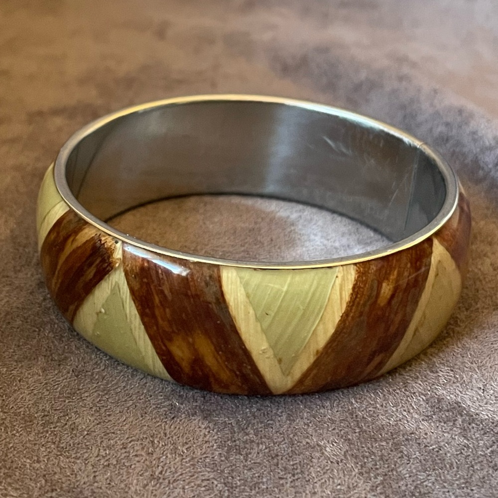 Patterned Bangle Bracelet - image 3